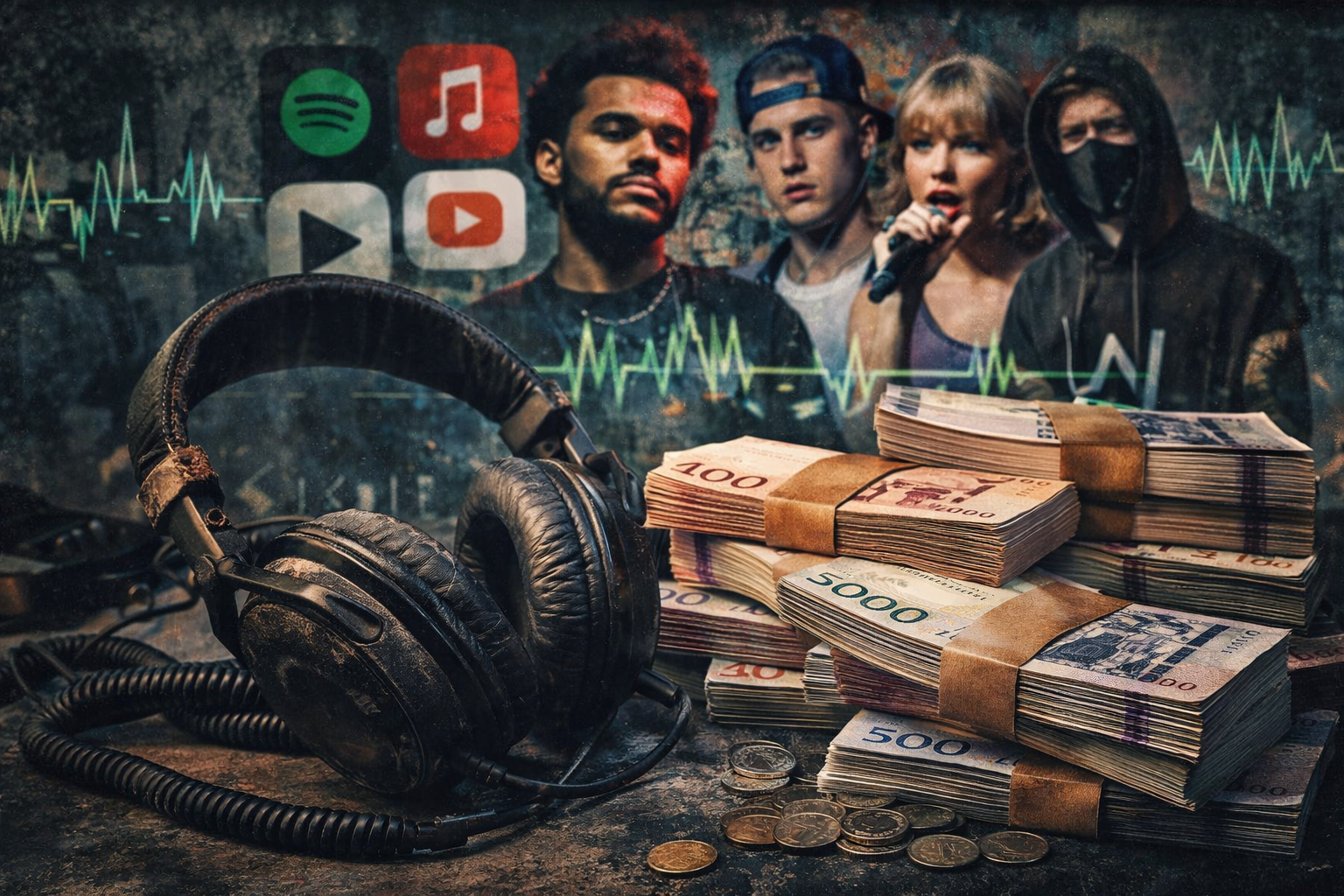 Dette tjener de største artistene i verden på Spotify