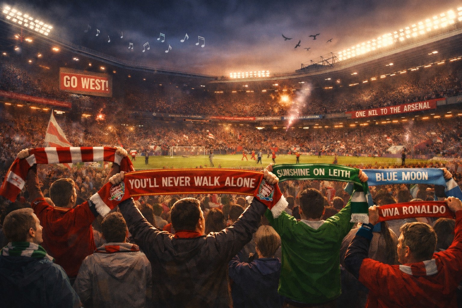 Britain’s Got Talent: sanger om Liverpool, Manchester United og Cristiano Ronaldo fra tribunene